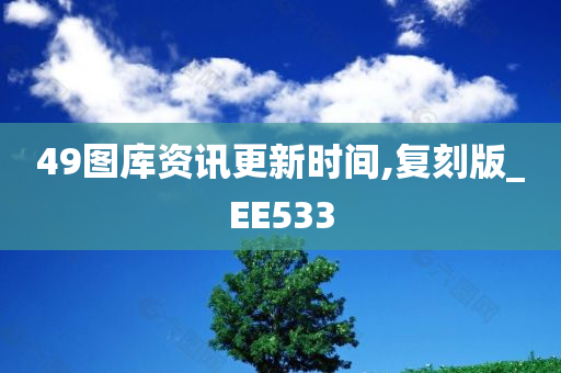 49图库资讯更新时间,复刻版_EE533