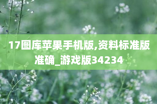 17图库苹果手机版,资料标准版准确_游戏版34234