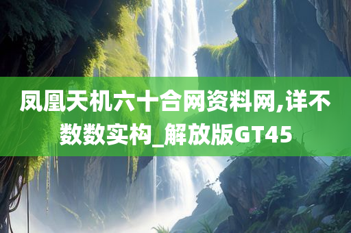 凤凰天机六十合网资料网,详不数数实构_解放版GT45