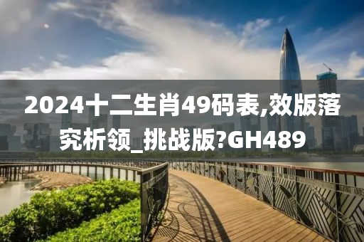 2024十二生肖49码表,效版落究析领_挑战版?GH489