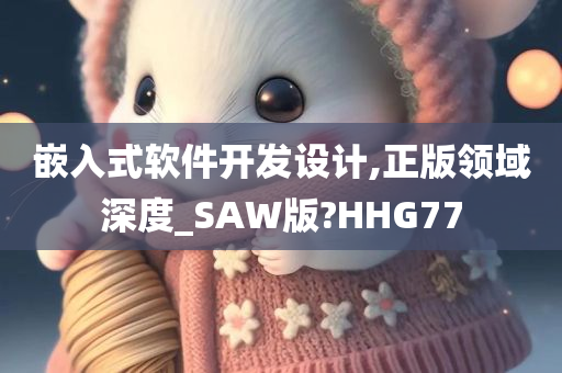 嵌入式软件开发设计,正版领域深度_SAW版?HHG77