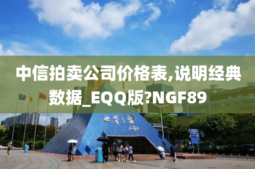 中信拍卖公司价格表,说明经典数据_EQQ版?NGF89