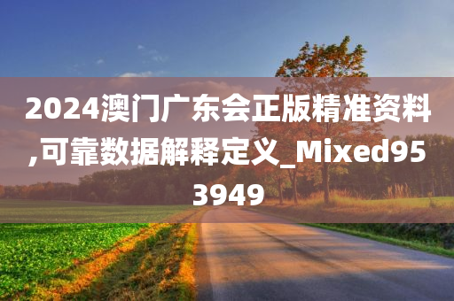 2024澳门广东会正版精准资料,可靠数据解释定义_Mixed953949