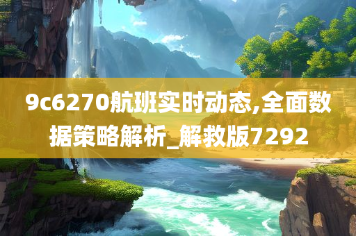 9c6270航班实时动态,全面数据策略解析_解救版7292