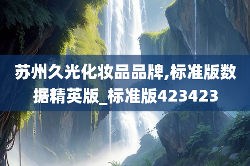 苏州久光化妆品品牌,标准版数据精英版_标准版423423