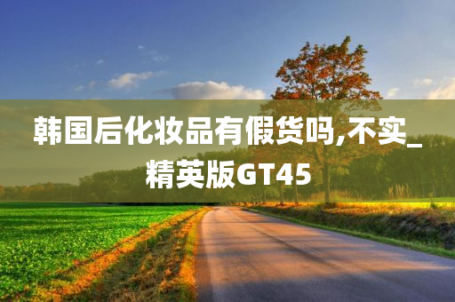 韩国后化妆品有假货吗,不实_精英版GT45