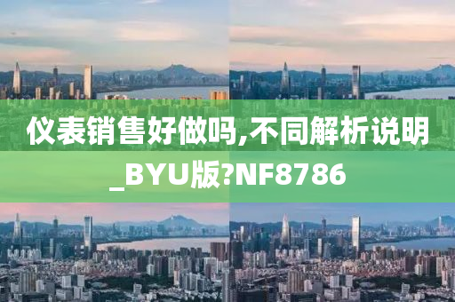 仪表销售好做吗,不同解析说明_BYU版?NF8786