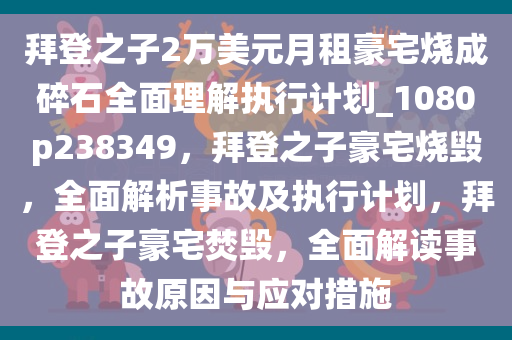 拜登之子2万美元月租豪宅烧成碎石全面理解执行计划_1080p238349，拜登之子豪宅烧毁，全面解析事故及执行计划，拜登之子豪宅焚毁，全面解读事故原因与应对措施