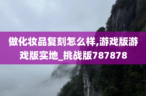 做化妆品复刻怎么样,游戏版游戏版实地_挑战版787878