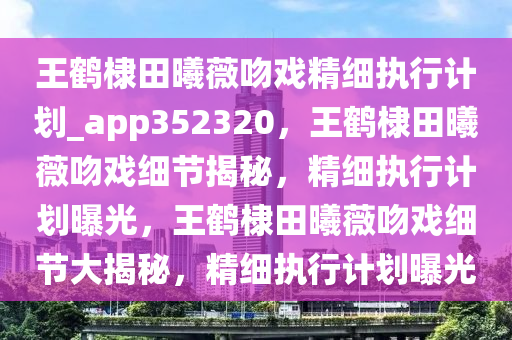 王鹤棣田曦薇吻戏精细执行计划_app352320，王鹤棣田曦薇吻戏细节揭秘，精细执行计划曝光，王鹤棣田曦薇吻戏细节大揭秘，精细执行计划曝光