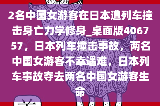 2名中国女游客在日本遭列车撞击身亡力学修身_桌面版406757，日本列车撞击事故，两名中国女游客不幸遇难，日本列车事故夺去两名中国女游客生命