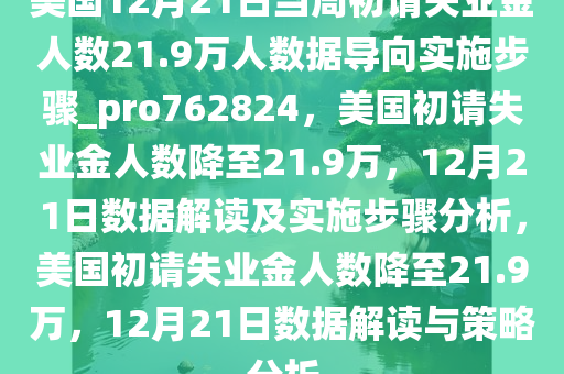 美国12月21日当周初请失业金人数21.9万人数据导向实施步骤_pro762824，美国初请失业金人数降至21.9万，12月21日数据解读及实施步骤分析，美国初请失业金人数降至21.9万，12月21日数据解读与策略分析