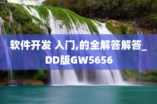 软件开发 入门,的全解答解答_DD版GW5656