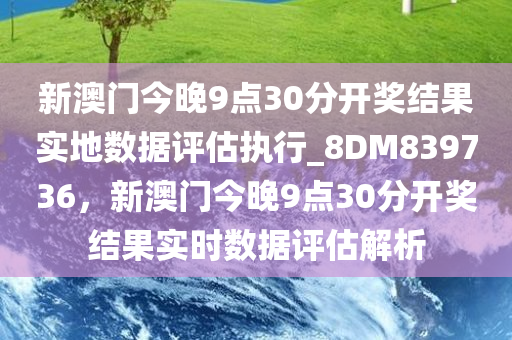 新澳门今晚9点30分开奖结果实地数据评估执行_8DM839736，新澳门今晚9点30分开奖结果实时数据评估解析