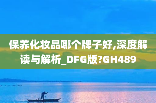 保养化妆品哪个牌子好,深度解读与解析_DFG版?GH489