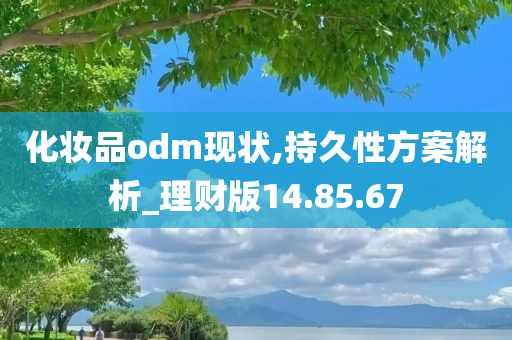 化妆品odm现状,持久性方案解析_理财版14.85.67