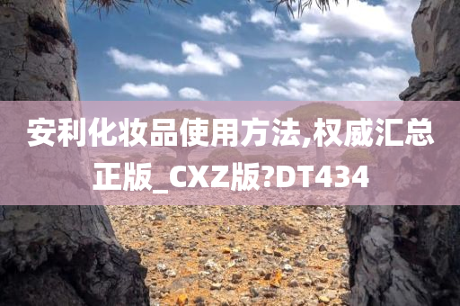 安利化妆品使用方法,权威汇总正版_CXZ版?DT434