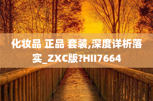 化妆品 正品 套装,深度详析落实_ZXC版?HII7664