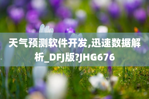 天气预测软件开发,迅速数据解析_DFJ版?JHG676