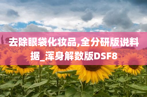 去除眼袋化妆品,全分研版说料据_浑身解数版DSF8