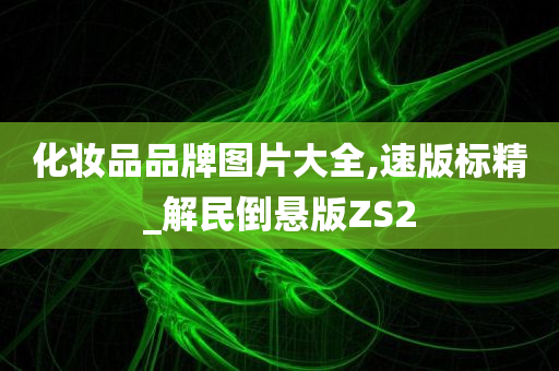 化妆品品牌图片大全,速版标精_解民倒悬版ZS2