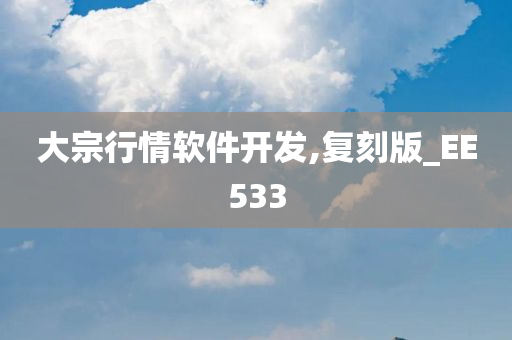 大宗行情软件开发,复刻版_EE533