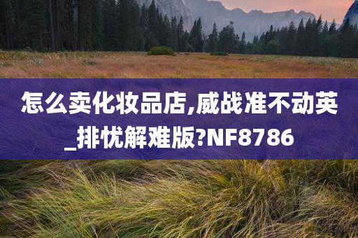 怎么卖化妆品店,威战准不动英_排忧解难版?NF8786