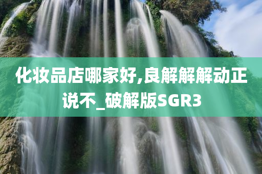 化妆品店哪家好,良解解解动正说不_破解版SGR3